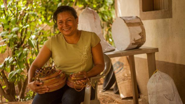 Nicaragualainen Aura Florian on saanut uutta rohkeutta Solidaarisuuden hankkeesta.