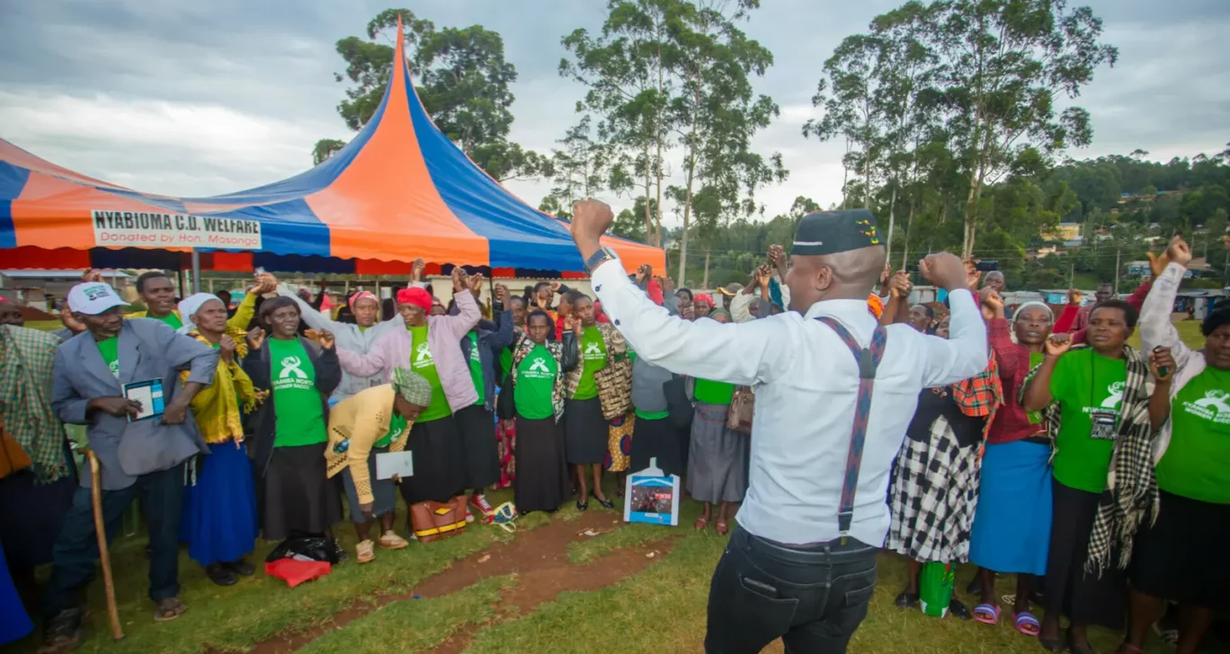 Muungano gender forum held at Ekerenyo Grounds, Nyamira North Sub-County, Nyamira County Kenya on November 10, 2022.